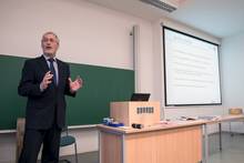 Professor Christian Schulz führte durch den Smartcity Workshop