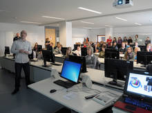 Professor Alexander Marbach stellt vor, was &gt;&gt;Irgendwas mit Medien Studieren&lt;&lt; in Mittweida bedeutet - darunter den umgestalteten Studiengang Medienmanagement.