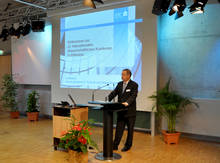 Prorektor Gerhard Thiem eröffnet die 23. IWKM 