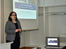 Franziska Lorz M.A. berichtet von den Erfahrungen im Projekt &gt;&gt;Offene Hochschule Zwickau&lt;&lt;.