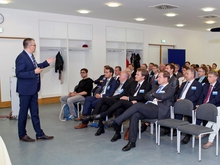 Partner aus der Hochschule und aus anderen Institutionen waren beim Gründungsakt dabei. Links BCCM-Direktor Prof. Andreas Ittner.