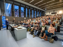 Die Veranstaltungen der Ringvorlesung locken ein breites Publikum aus Studierenden, Lehrenden und Mittweidaer Bürgerinnen und Bürgern in den Hörsaal.