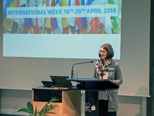 Dr. Julia Köhler, Referentin Internationalisierung an der Hochschule, hat mit ihren Kolleginnen vom Akademischen Auslandsamt die International Week vorbereitet.