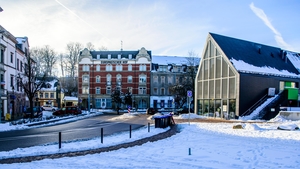 Der Blick von der Hochschule auf den Technikumplatz bleibt. Wie der Europäische Hof künftig genutzt wird, ist nicht bekannt.