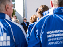 Unter Sportlern: Die Lothar-Otto-Sporthalle bietet allen Hochschulangehörigen vielfältige Möglichkeiten.