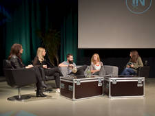 Die Runde der Outgoings: Yasemin, Jennifer, Torsten, Annekatrin und Moderatorin Anna Lena. (v.l.)