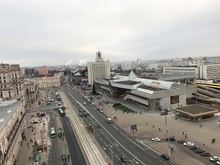 Blick auf Minsk von der Belarussischen Staatlichen Universität (BSU)