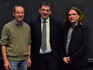 Nobelpreisteam: Professor Röbbe Wünschiers, Professor Alexander Horn und Professor Dirk Labudde (v.l.)