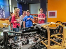 Auf den Spuren des Automobilbauers und Mittweidaer Absolventen August Horch im gleichnamigen Museum in Zwickau.