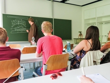 Theorie aus den Staaten: Professor Martin Anselm bei seiner Vorlesung