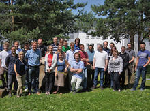 Prof. Villmann (2.v.l.) mit denTeilnehmern des MiWoCi 2013