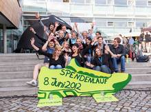 Das Organisationsteam des Spendelaufs 2012.