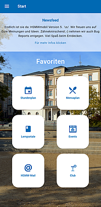 Screenshot Home Screen