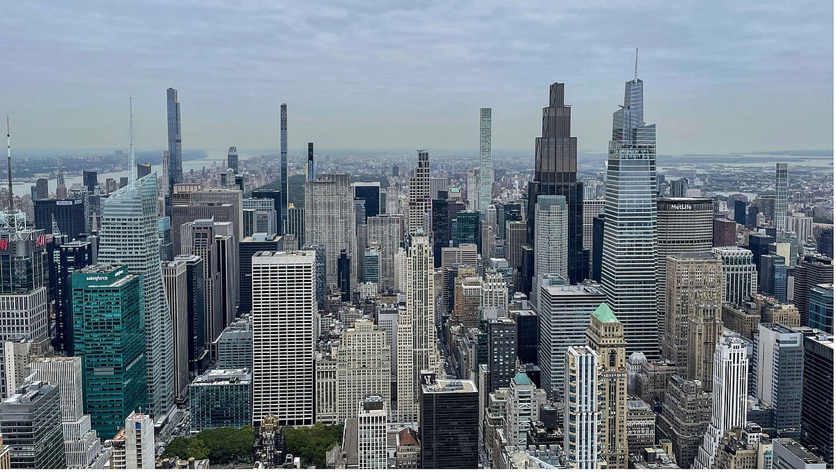 Blick auf Wolkenkratzer