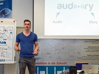 Aus Audio und Story wird Audory. Max Rose stellt sein Startup vor und teilt seine Erfahrungen.