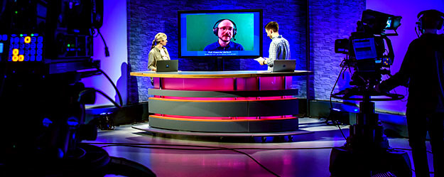 Studieninformationstag live aus dem TV-Studio