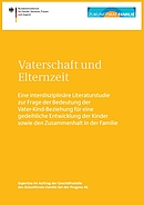 Broschürencover von Vaterschaft und Elternzeit