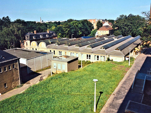Gebäude der ehemaligen Präzise um 1980. Quelle: Hochschularchiv Mittweida, Bildarchiv G 108_000.