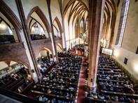 Die Evangelische Stadtkirche &quot;Unser lieben Frauen&quot; gibt Raum.