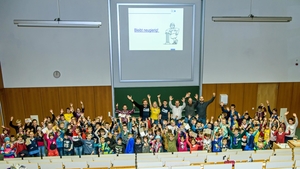 Viel gelernt, viel Spaß gehabt. Auf Wiedersehen zur nächsten KinderUni-Vorlesung am 18. Mai!