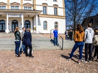 Campusführung mit Station auf dem Technikumplatz