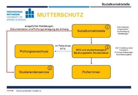 Sozialkontaktstelle: Studierende im Mutterschutz