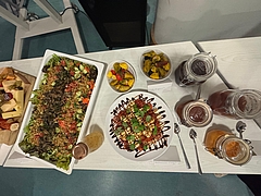 Big variety of food at Cosmo Club International Dinner