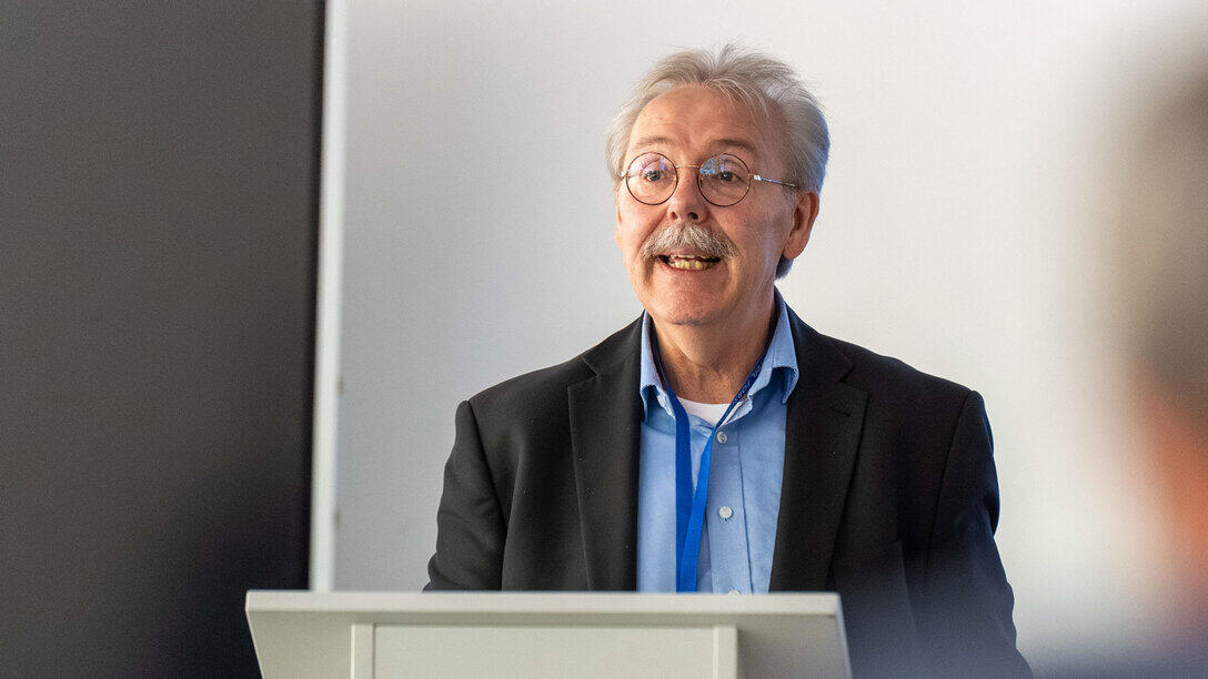 A man at the lectern