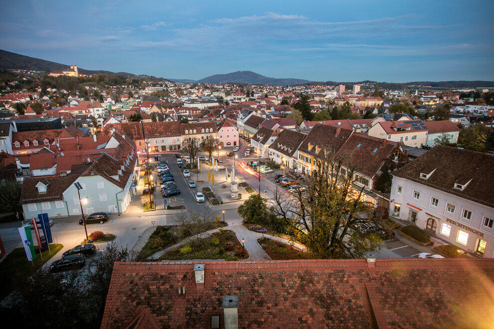 Panorama der Stadt Weiz
