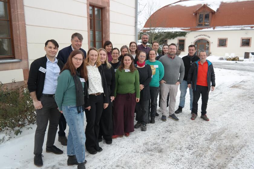 Gruppenfoto im Freien