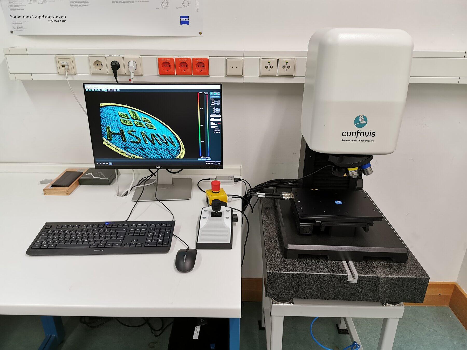 3D Oberflächenmessgerät Confovis TOOLinspect XS