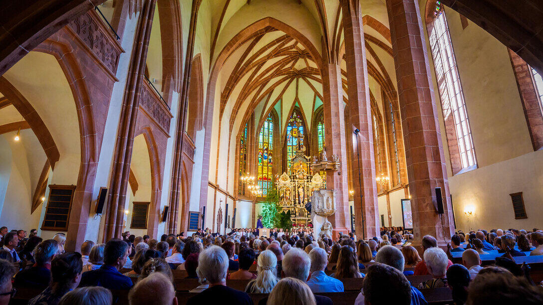 Panorama-Aufnahme der Mittweidaer Stadtkirche