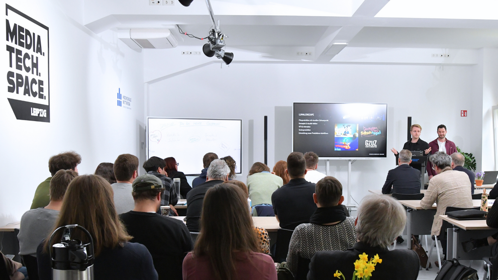 Presentation by Lumalenscape at MediaTechSpace Leipzig