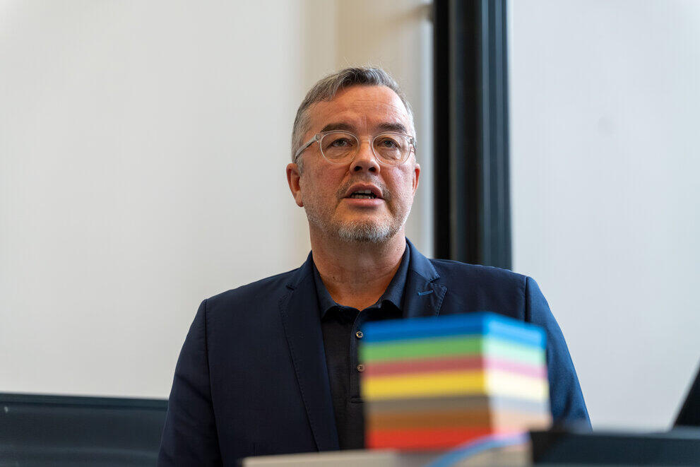 Männlicher Redner
